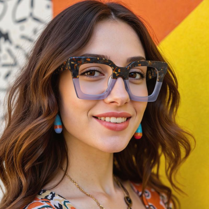 Lunettes de Vue Stewa Carré Gris