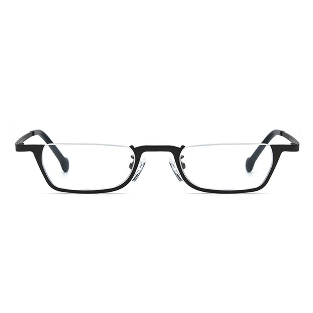 Horatio Rectangle Black Glasses