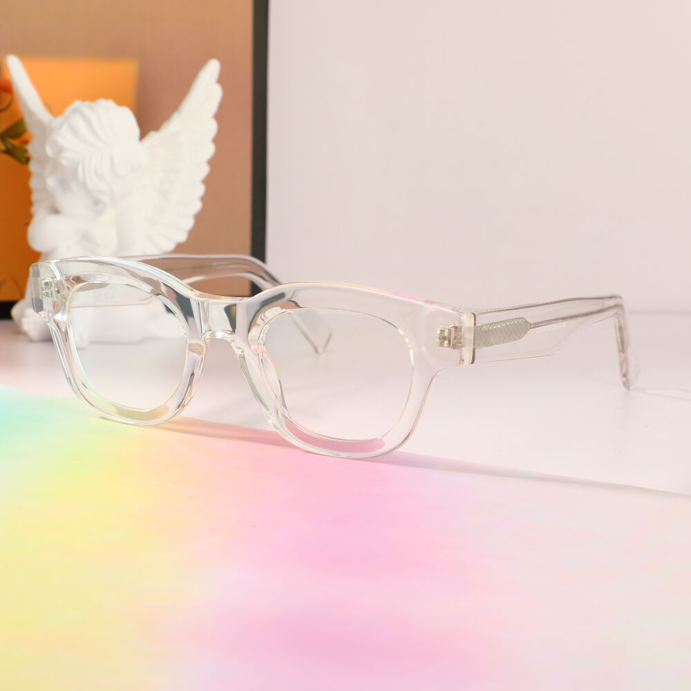 Motley Square Clear Glasses