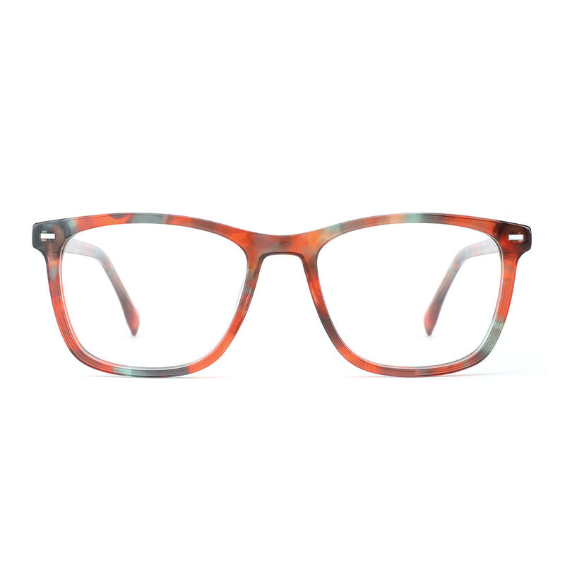 Street Travel Retangle Orange Glasses