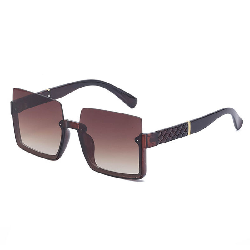 Dali Square Brown Sunglasses