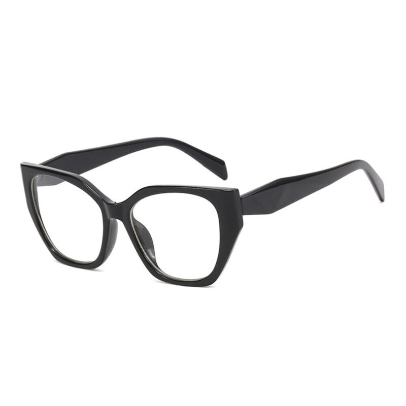 Dana Cat Eye Black Glasses