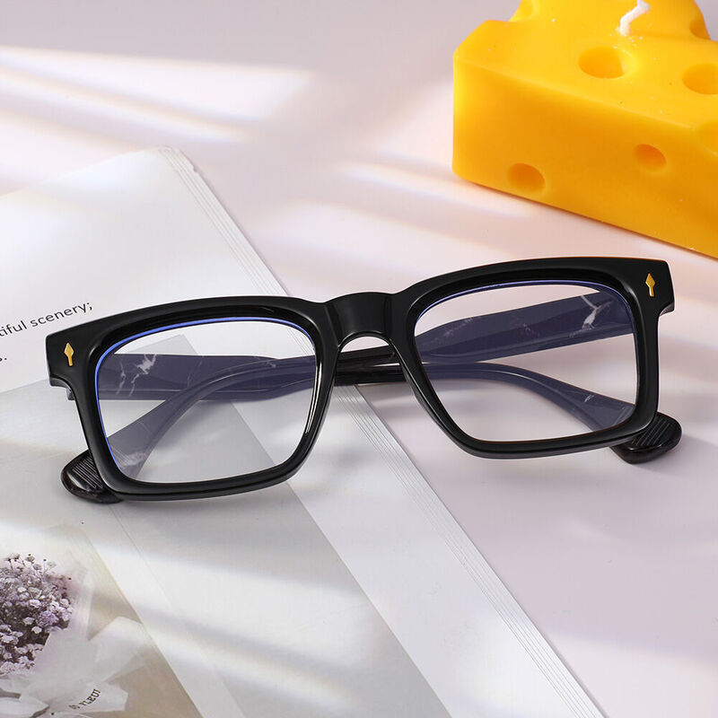 Werner Square Black Glasses