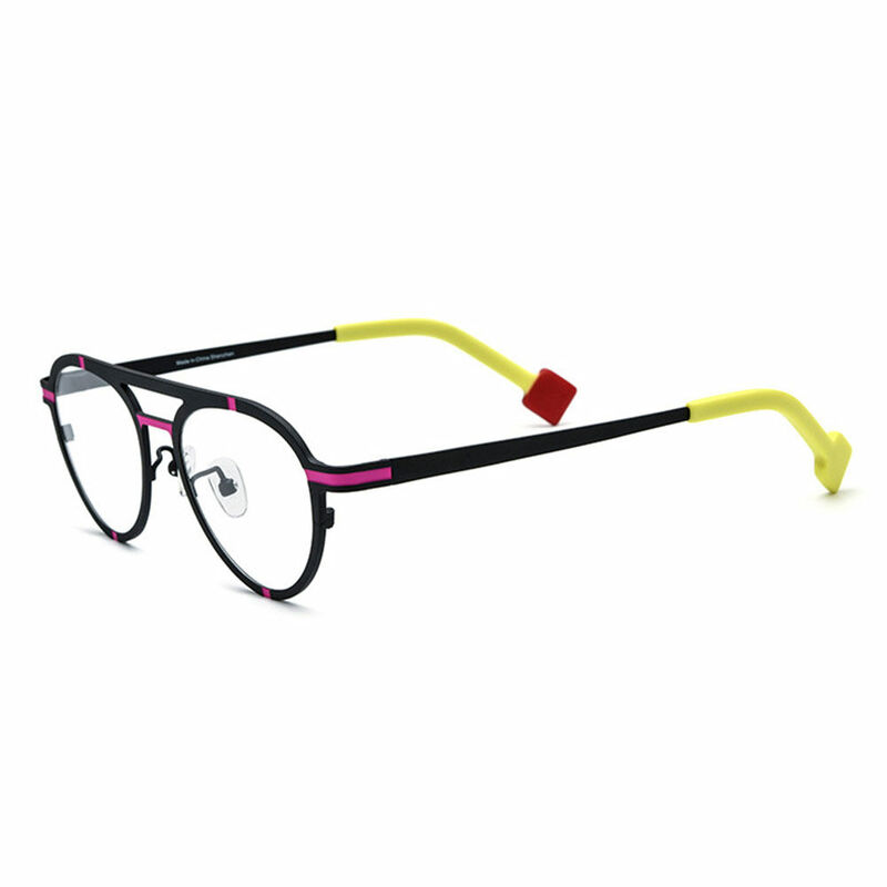 Finn Aviator Black Glasses