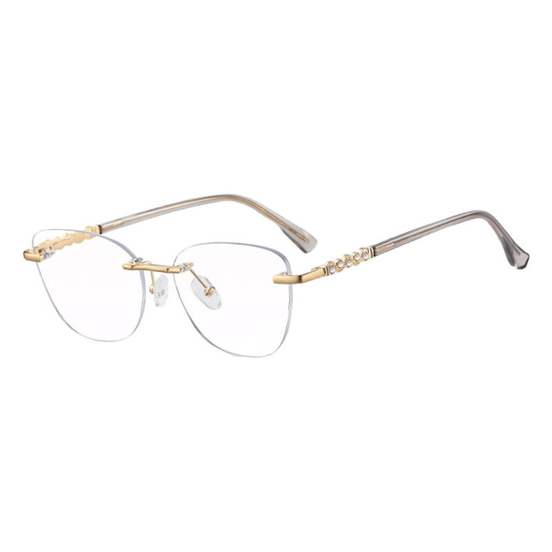 Occhiali da Vista Bridget Cat Eye Grigio