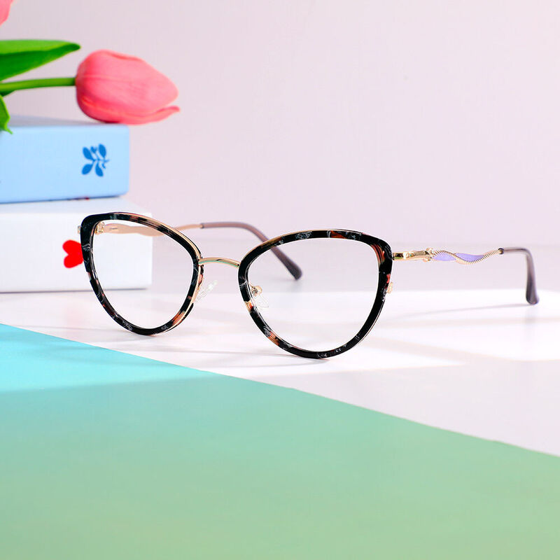 Occhiali da Vista Anastasia Cat Eye Marrone