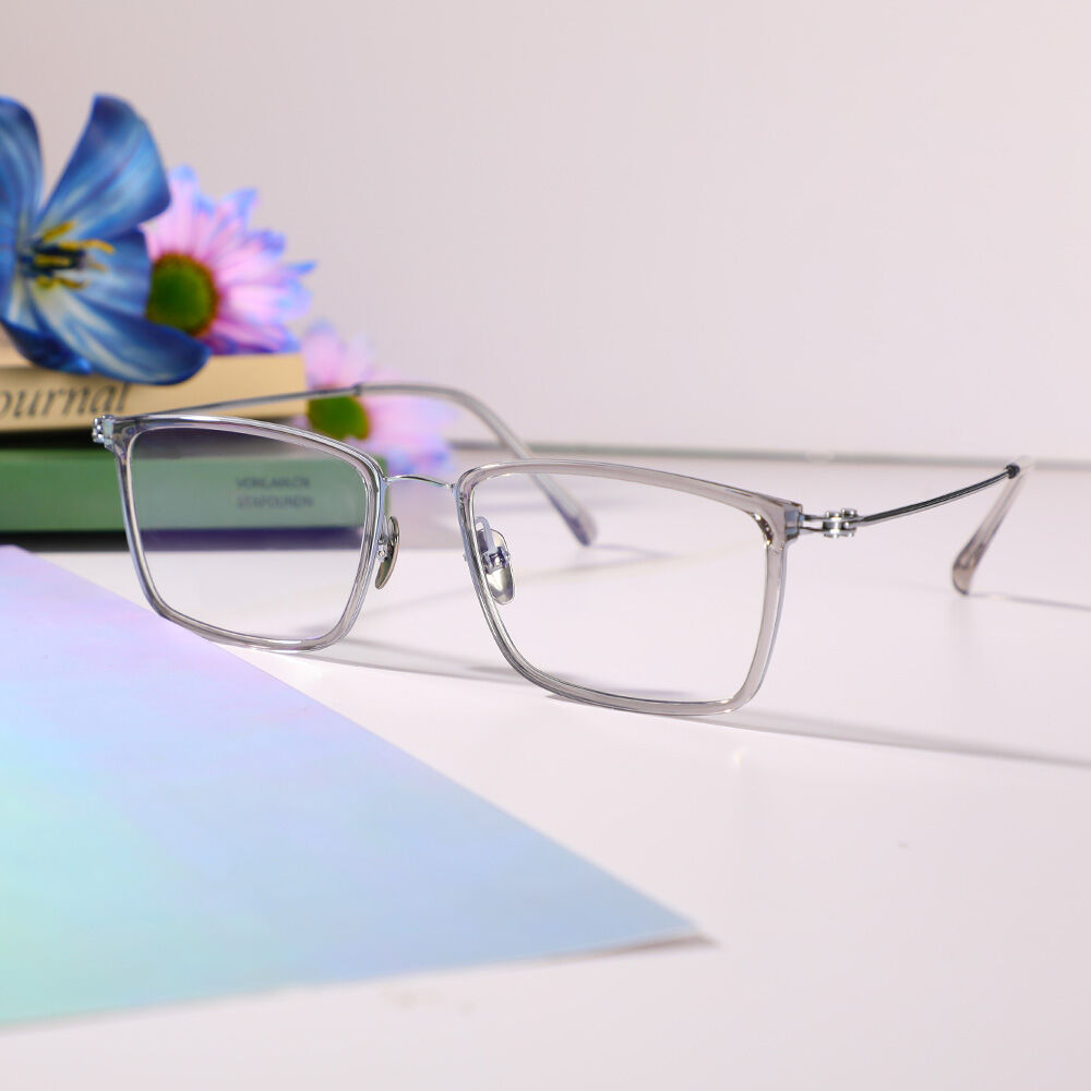 Alfred Rectangle Clear Glasses