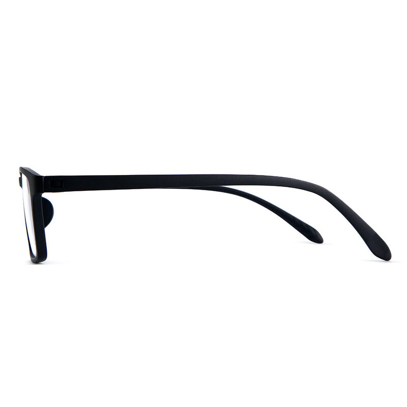 Madison Rectangle Black Glasses