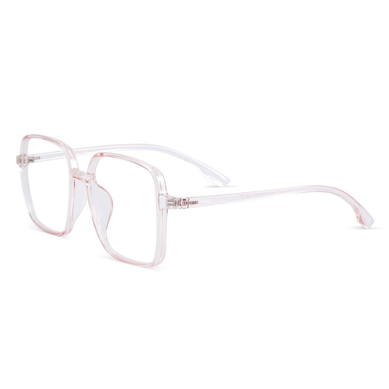 Visiona Square Transparent Pink Glasses