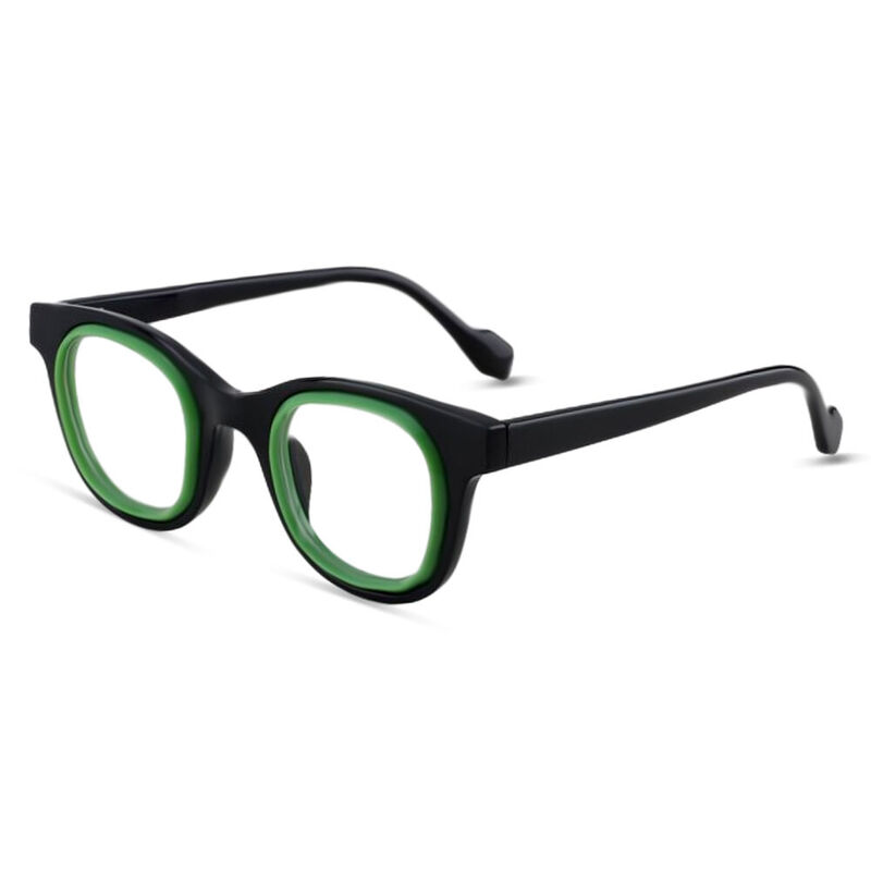 Weehan Square Green Glasses