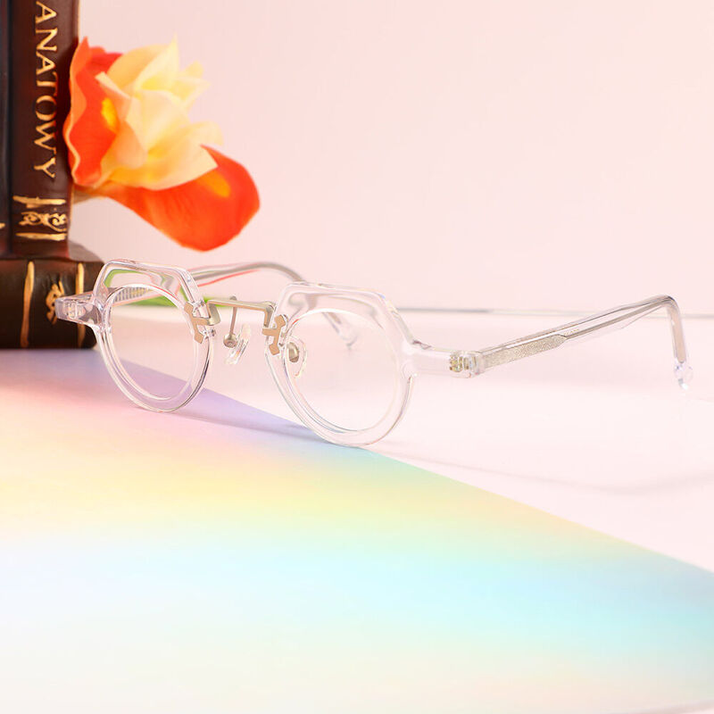 Rhodes Round Clear Glasses