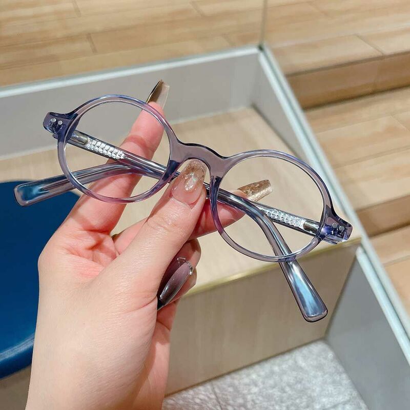 Crane Round Grey Glasses