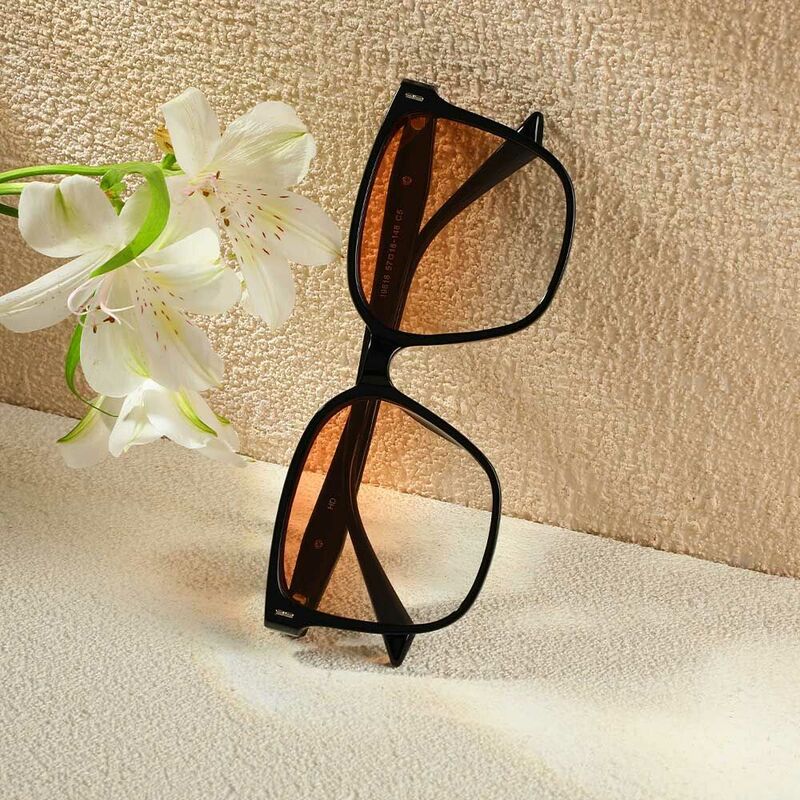 Jamie Square Champagne Sunglasses