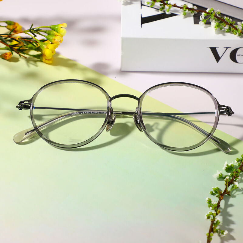 Dodd Rund Grau Brille