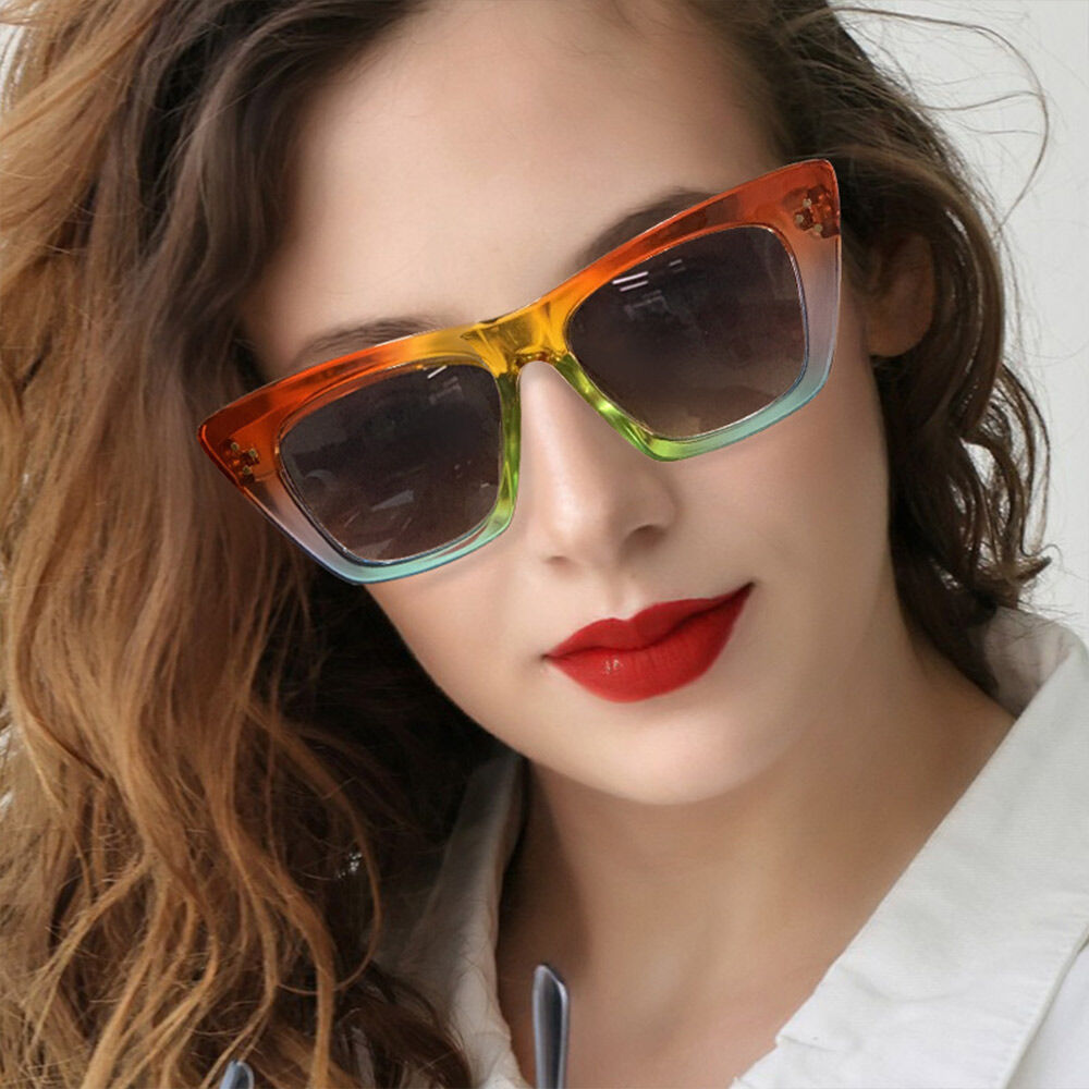 Lunettes de Soleil Bernadette Cat Eye Carré Rainbow