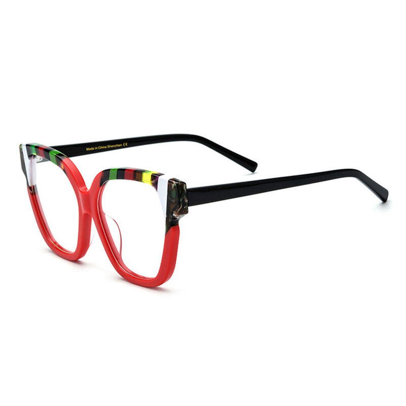 Atwo Cat Eye Red Glasses