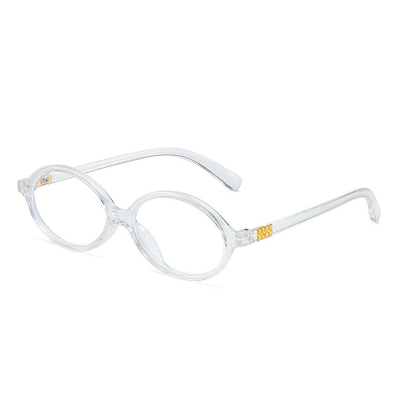 Danni Oval Clear Glasses