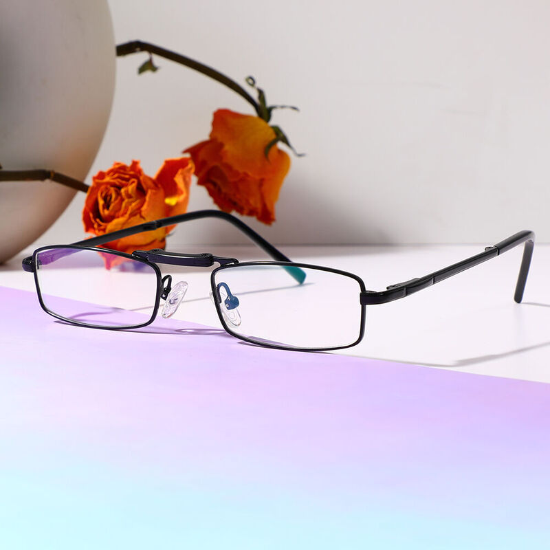 Keynes Aviator Black Glasses