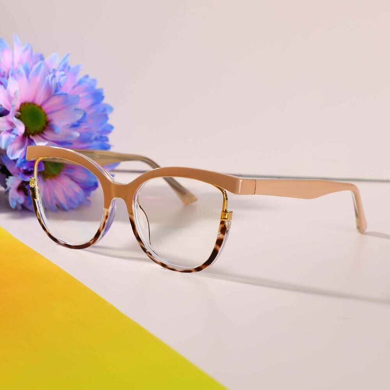 Sainsbu Cat Eye Gray Glasses