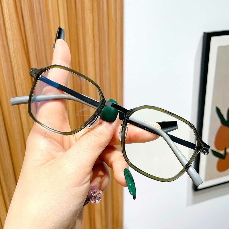 Lunettes de Vue Coli Géométrique Vert