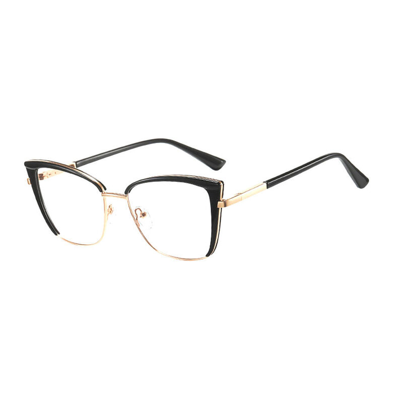 Clement Cat Eye Schwarze Brillen