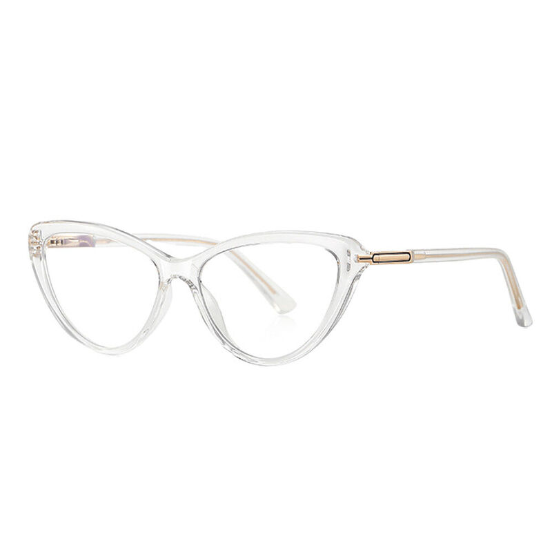 Natividad Cat Eye Clear Glasses