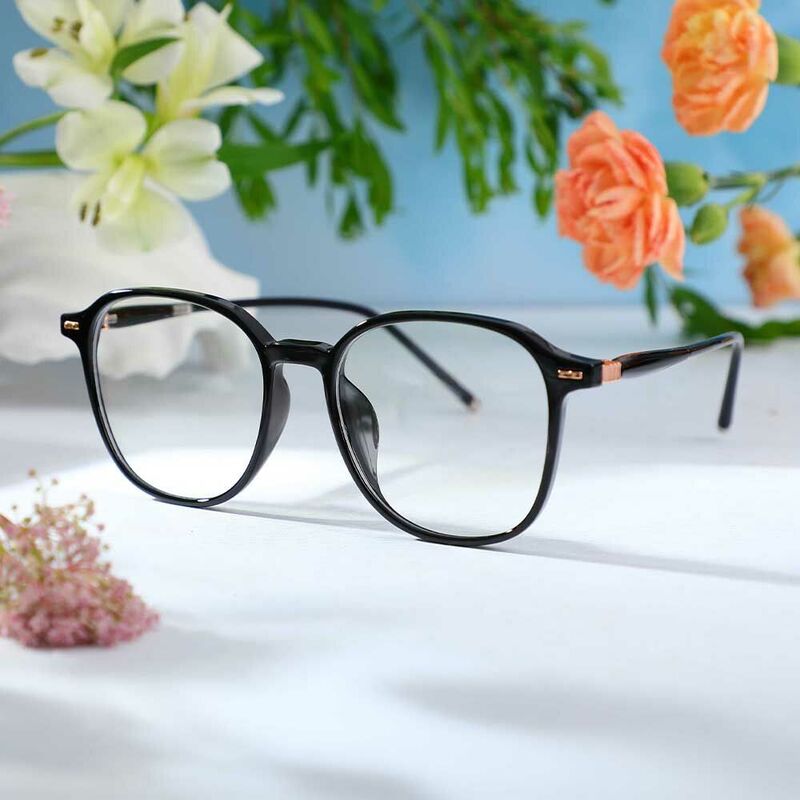 Gavin Square Black Glasses