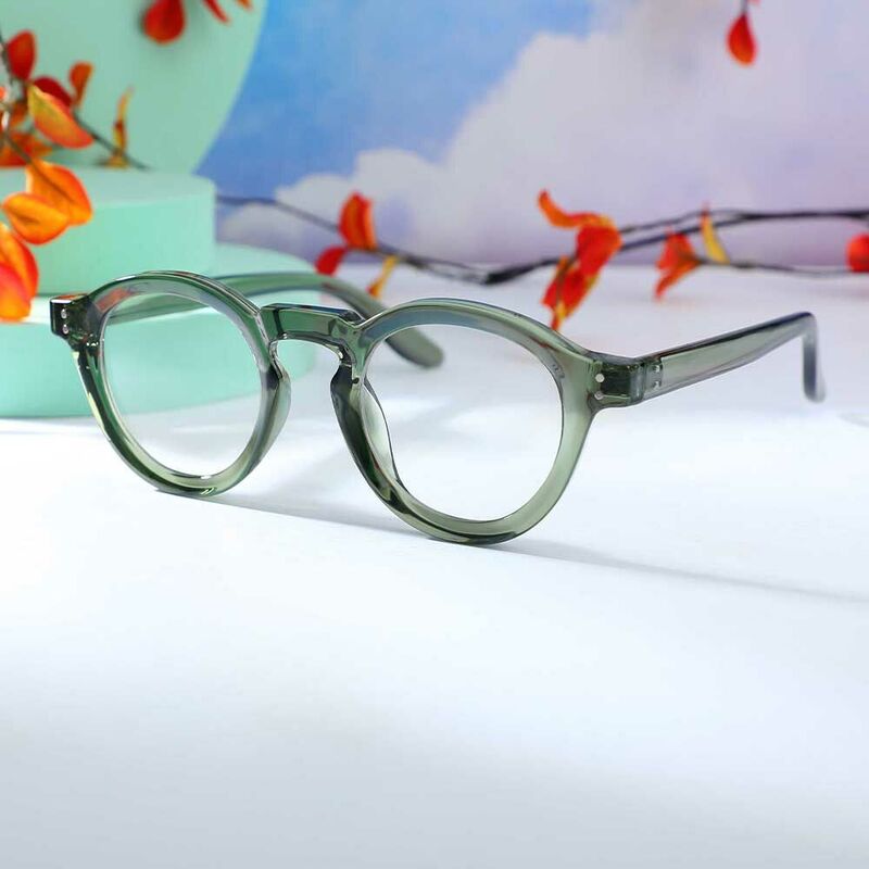 Lunettes de Vue Donahue Ronde Vert