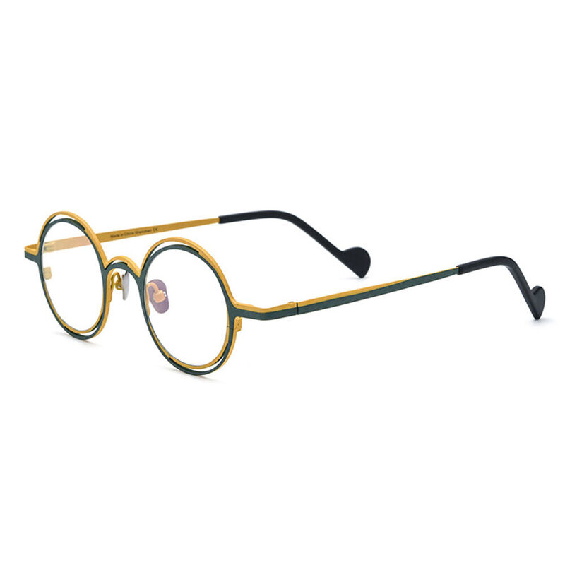 Hardy Round Yellow Glasses - Aoolia.com