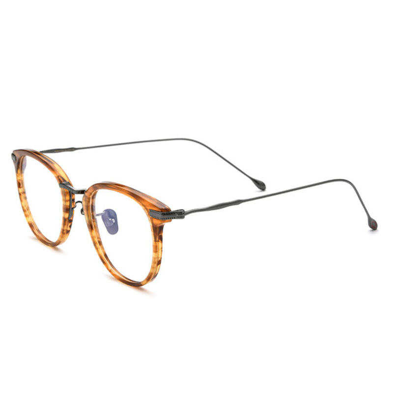 Dawson Round Orange Glasses