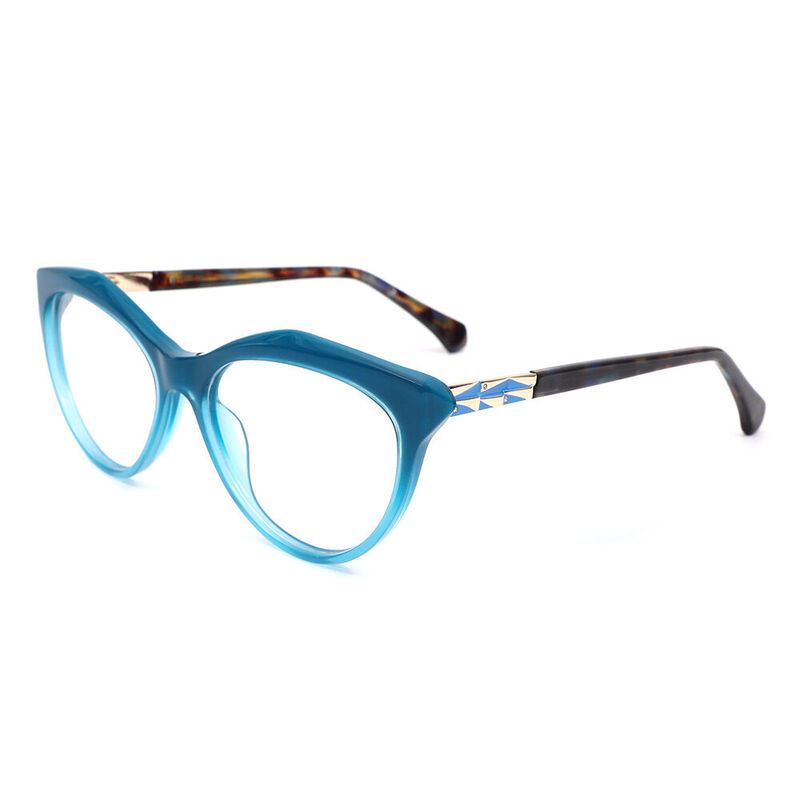 Abboti Cat Eye Blue Glasses