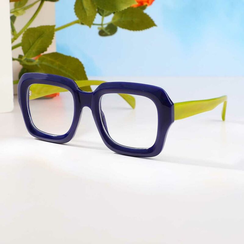 Webster Square Blue Glasses
