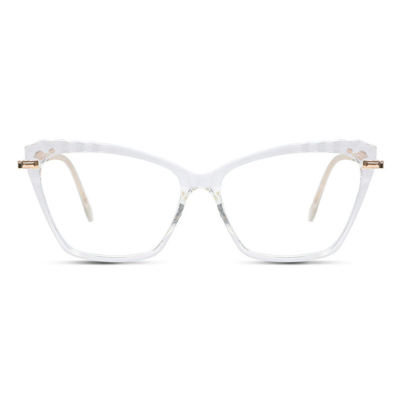 Gabri Cat Eye Clear Glasses