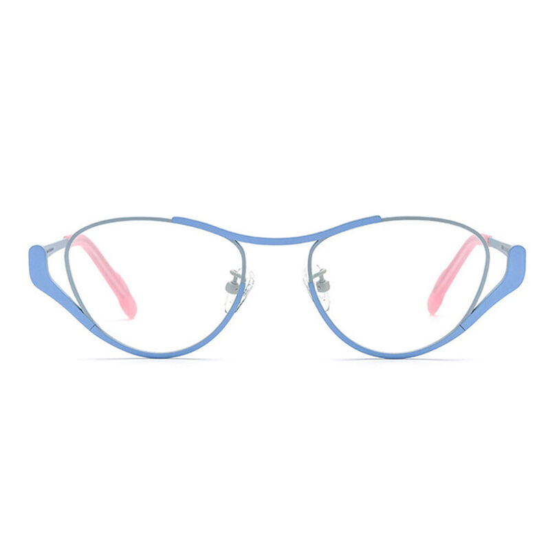 Norton Oval Blue Glasses