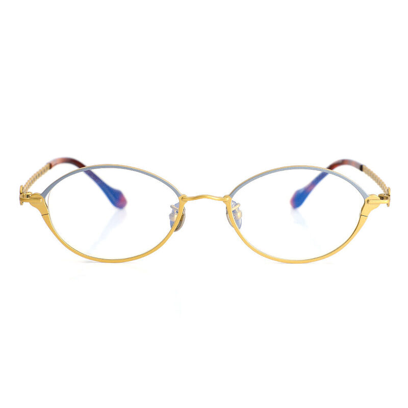 Gafas Graduadas Ovaladas Amarillas Les