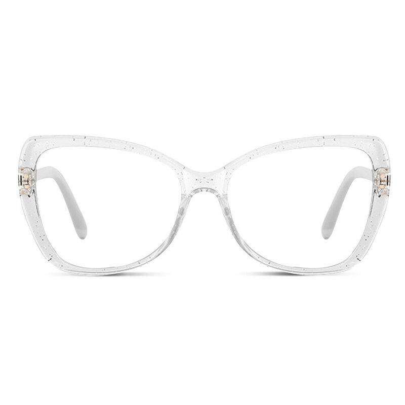 Dinah Cat Eye Clear Glasses