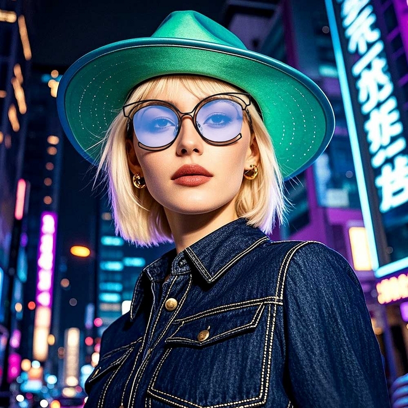 Lennen Cat Eye Black Glasses