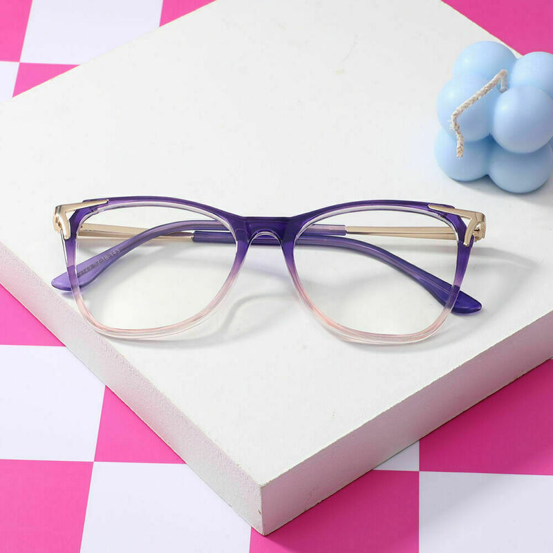 Jeromee Cat Eye Lila Brille