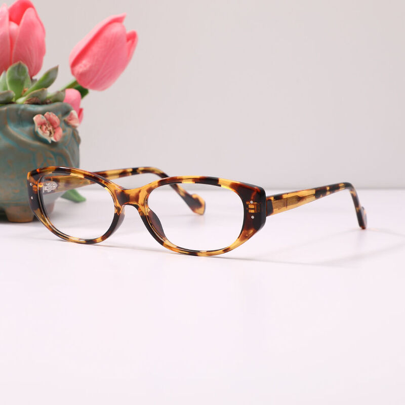 Joan Oval Tortoise Glasses