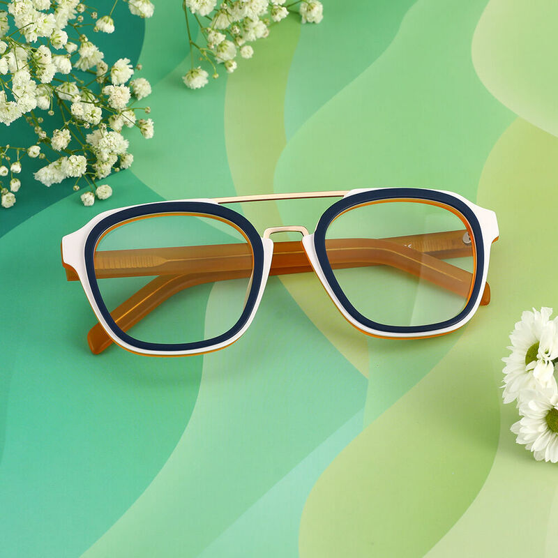 Remix Aviator Blue Glasses