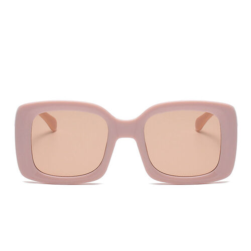 Queena Square Pink Sunglasses