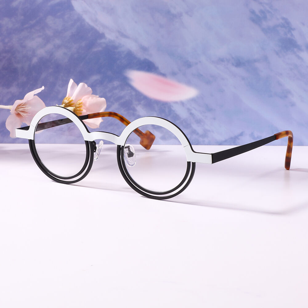 Lunettes de Vue Charle Ronde Blanche