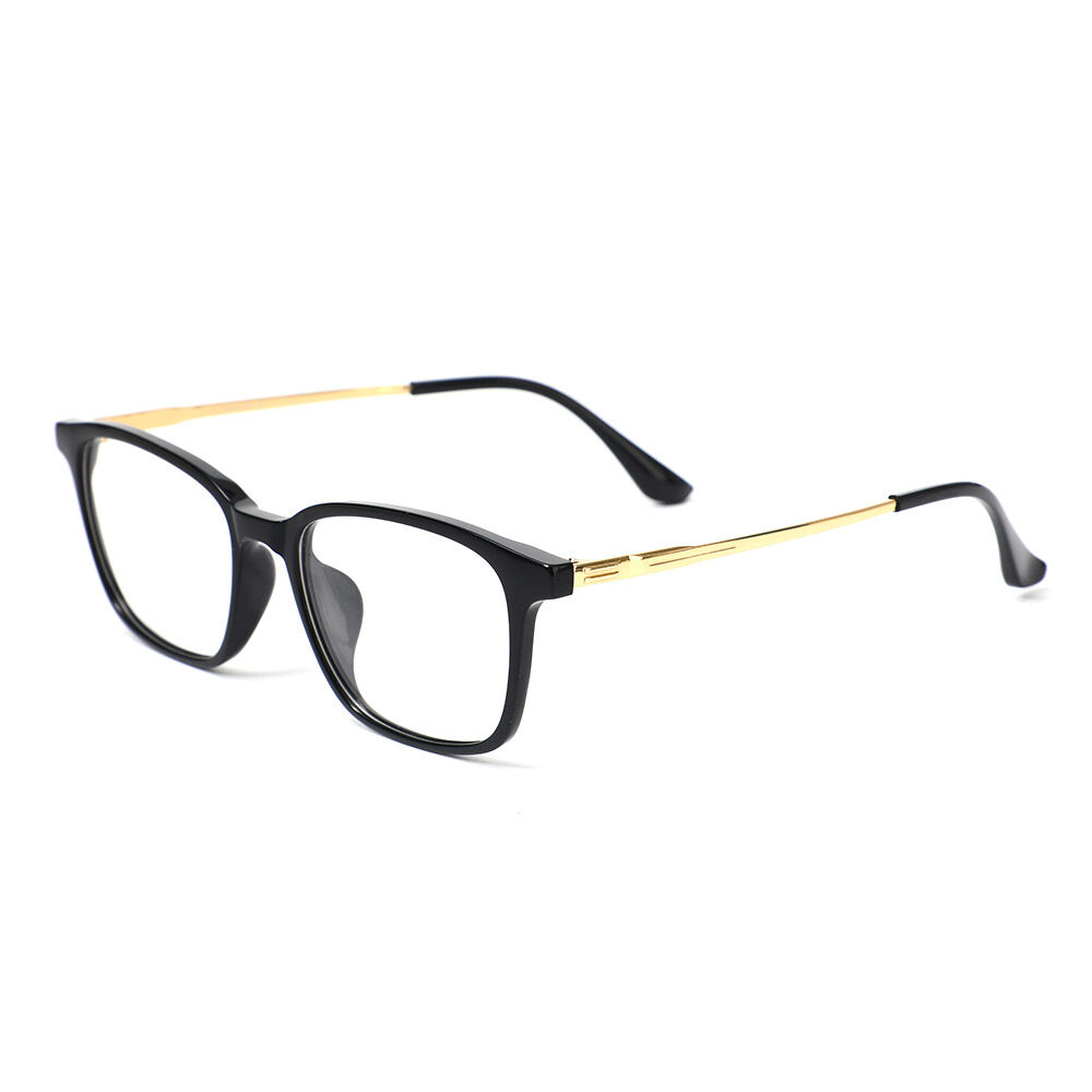Emma Rechteckig Schwarz Brille