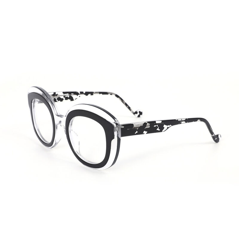 Dolores Cat Eye Black Glasses