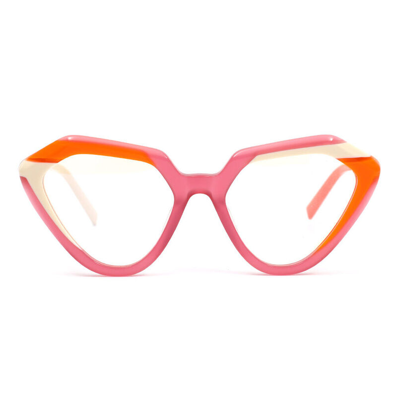 Bishei Cat Eye Pink Glasses