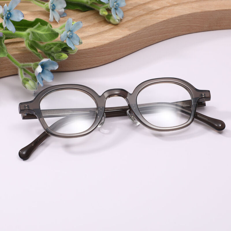 Venos Round Gray Glasses