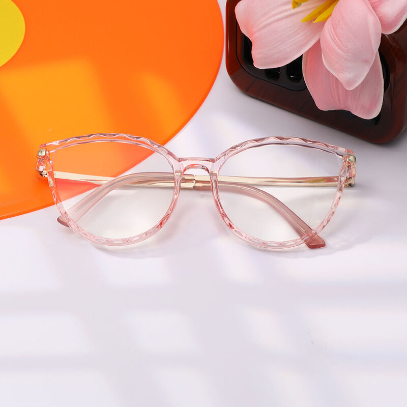 Sabr Round Pink Glasses