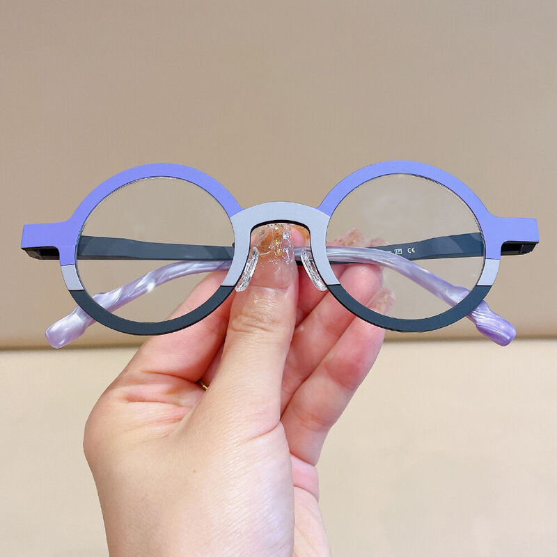 Viciy Round Black Glasses
