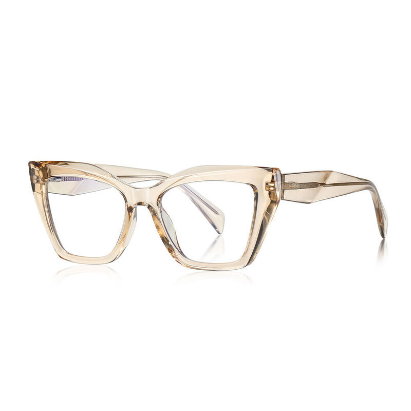 Leighton Cat Eye Champagne Glasses