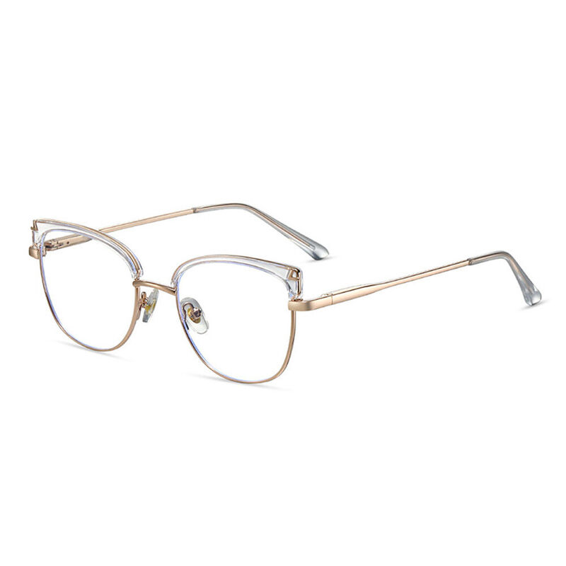 Patiencie Cat Eye Clear Glasses